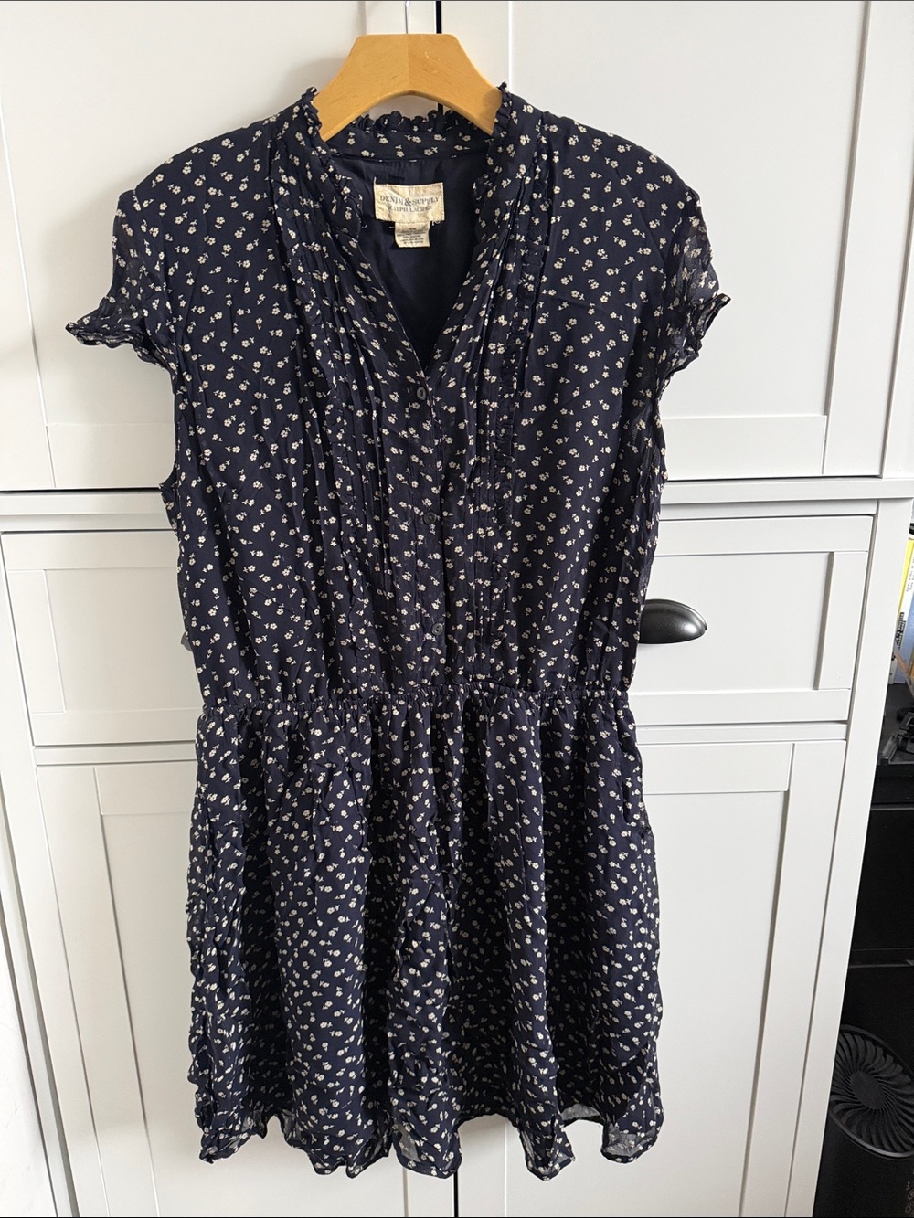 Ralph Lauren Denim & Supply Navy Floral Short Sleeve Dress
